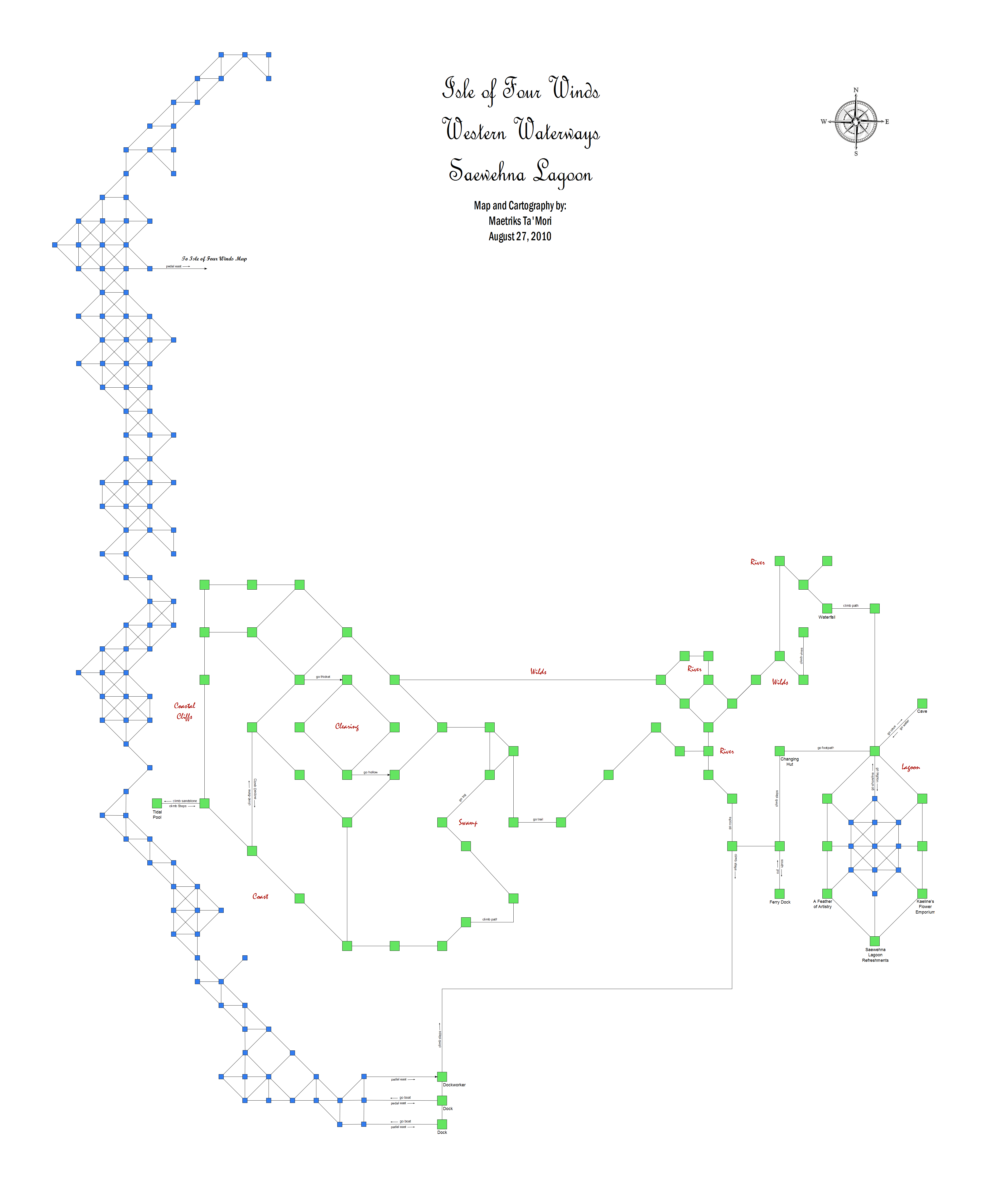 Map of FWI Western Waterways showing room [Western Waterway, Harbor]. Click on rooms to navigate or use the nearby rooms list below for accessible navigation.