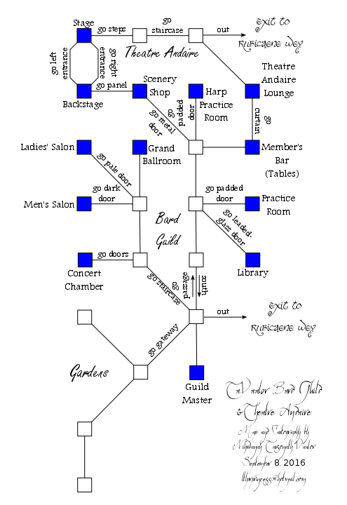 Map of en-vaalor-bard-guild showing room [Bard Guild, Entry]. Click on rooms to navigate or use the nearby rooms list below for accessible navigation.