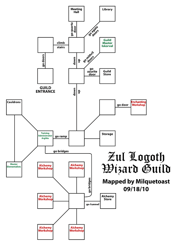 Map of en-zul-wizard guild-1648064027 showing room [Wizard Guild, Stone Courtyard]. Click on rooms to navigate or use the nearby rooms list below for accessible navigation.