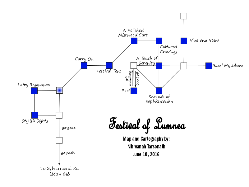 Map of fest-lumnea-16 showing room [Carry On, Showroom]. Click on rooms to navigate or use the nearby rooms list below for accessible navigation.