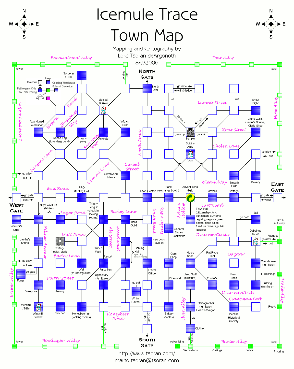 Map of imt-icemule-1474811966 showing room [Silverwood Manor, Courtyard]. Click on rooms to navigate or use the nearby rooms list below for accessible navigation.