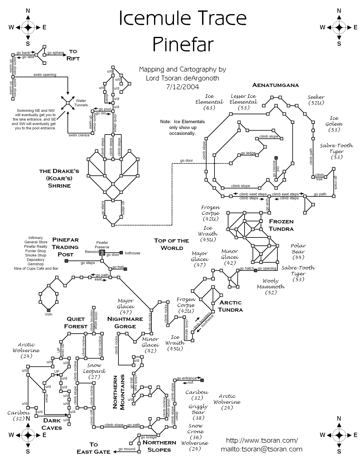Map of imt-pinefar-1264234799 showing room [Birthing Sands, Cavern of Ages]. Click on rooms to navigate or use the nearby rooms list below for accessible navigation.