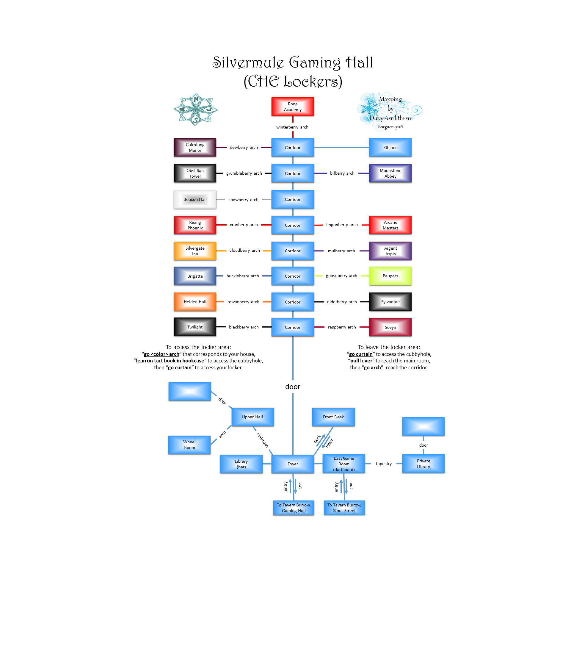 Map of imt-silvermule gaming hall-1484821104 showing room [Silvermule, East Game Room]. Click on rooms to navigate or use the nearby rooms list below for accessible navigation.