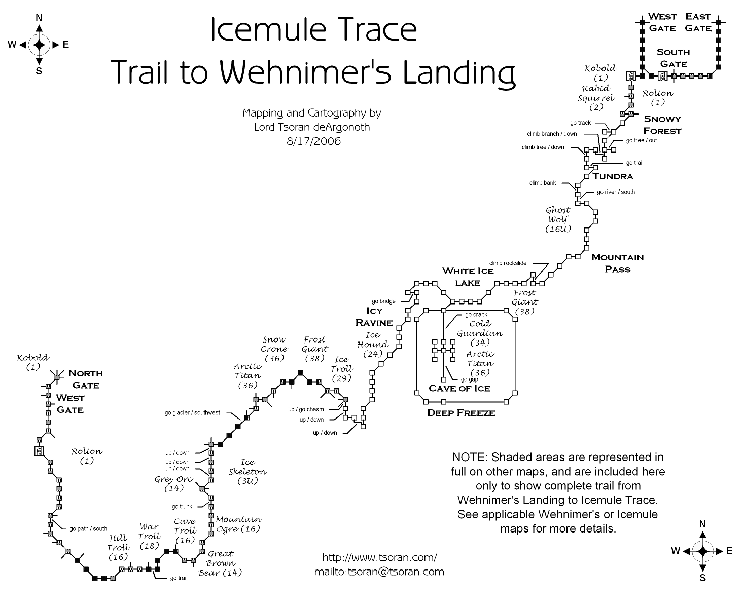 Map of imt-trail-1264234799 showing room [Icemule Trail, Snowy Forest]. Click on rooms to navigate or use the nearby rooms list below for accessible navigation.