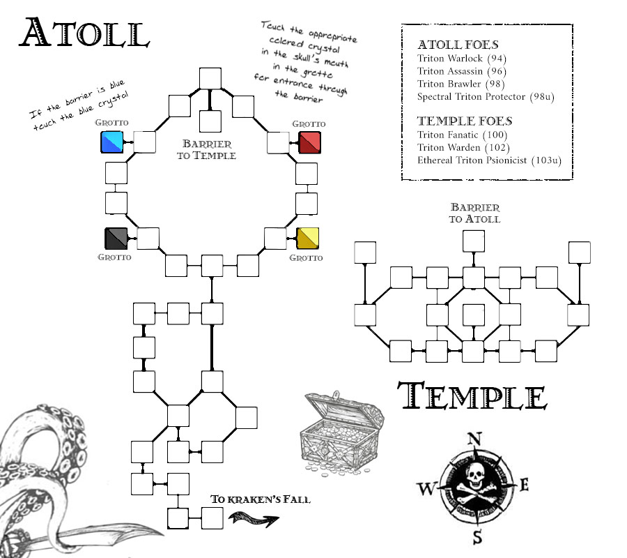 Map of kf-atoll-1652294074 showing room [Widow's Beach, Seashell Path]. Click on rooms to navigate or use the nearby rooms list below for accessible navigation.