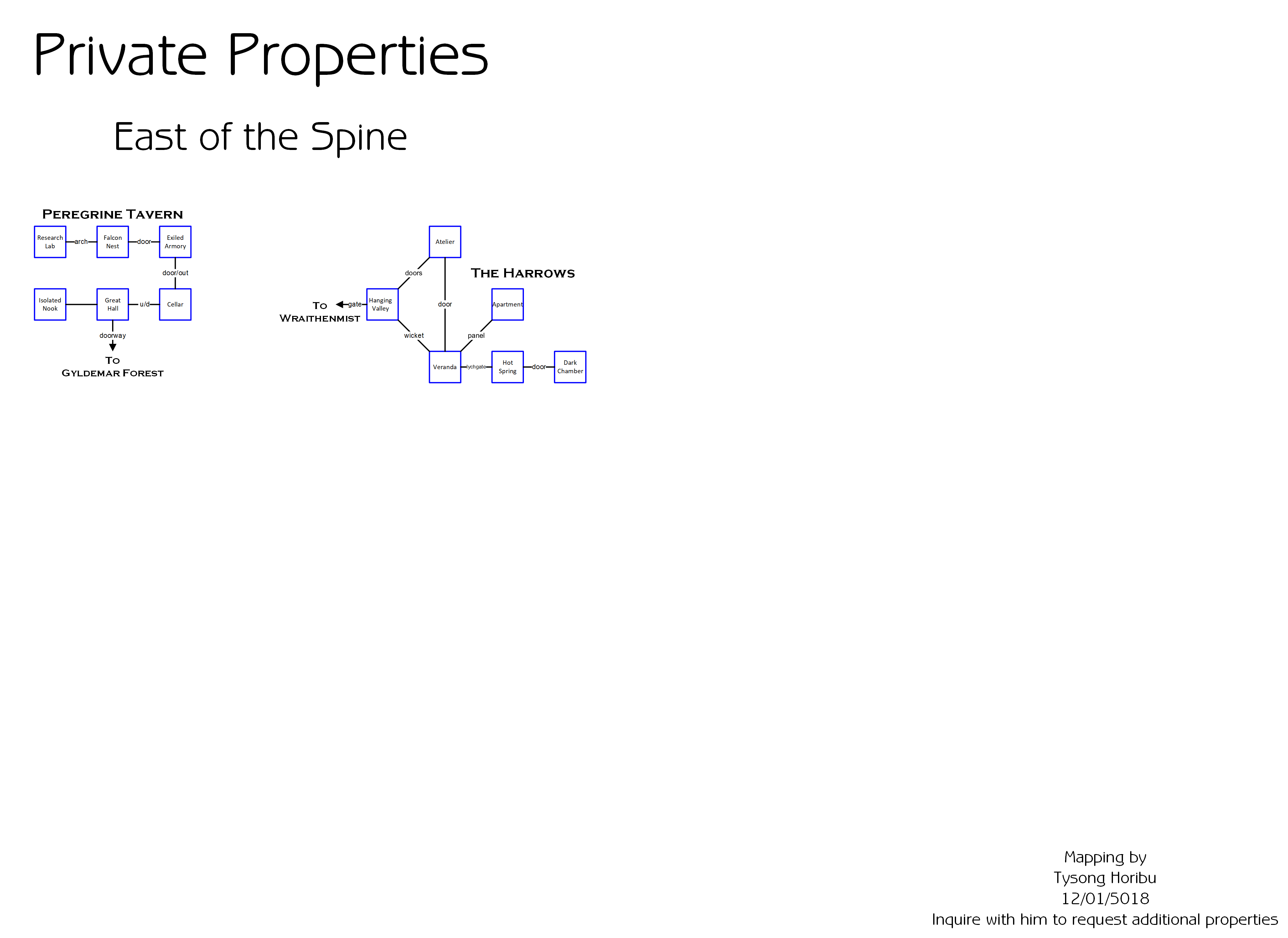 Map of pp-eastern-spine-1543903046 showing room [The Harrows, Hanging Valley]. Click on rooms to navigate or use the nearby rooms list below for accessible navigation.