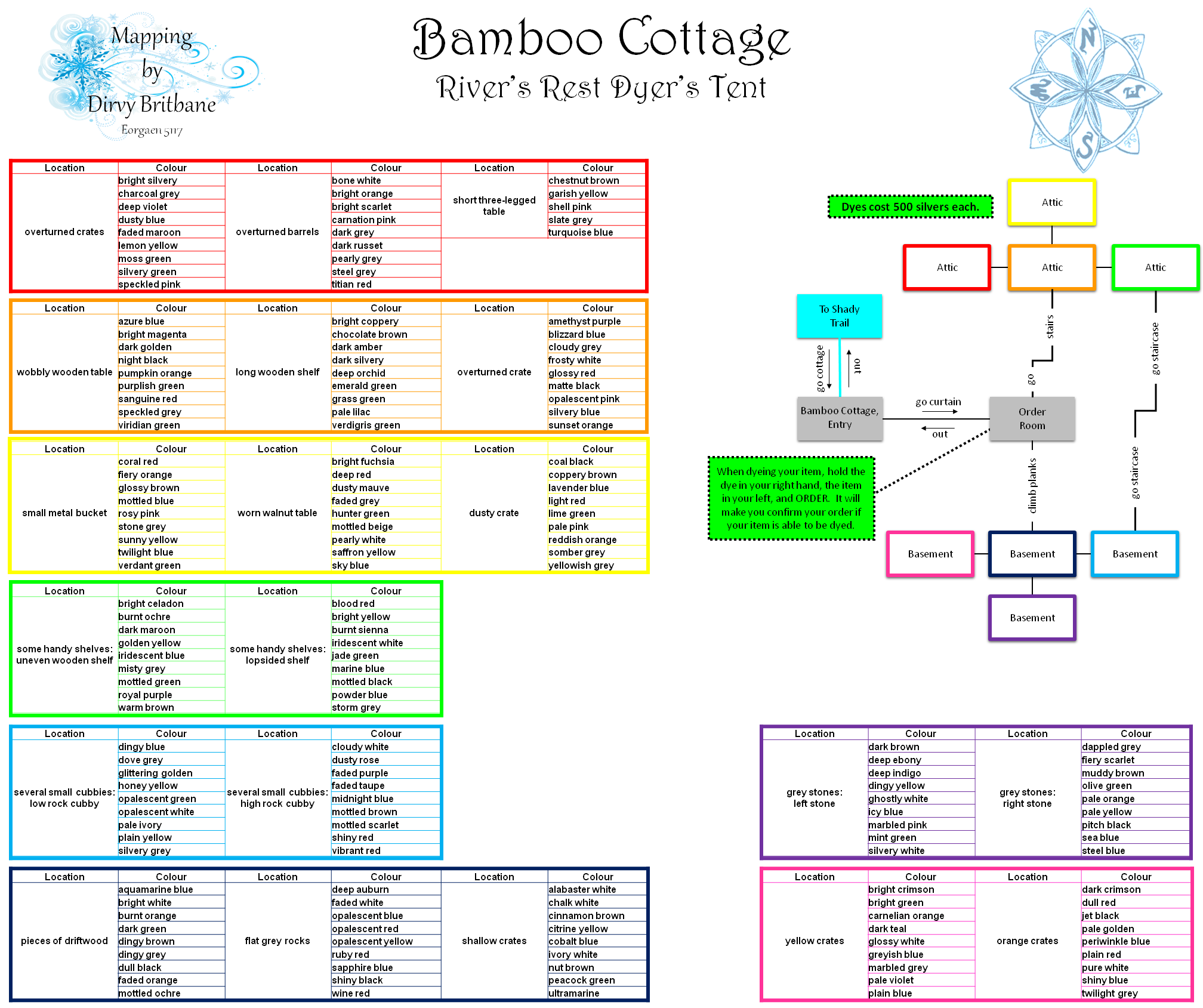 Map of rr-dyers tent-1512165849 showing room [Bamboo Cottage, Entry]. Click on rooms to navigate or use the nearby rooms list below for accessible navigation.