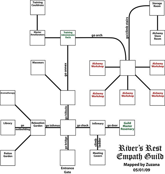 Map of rr-empath guild-1525964802 showing room [Embarkation]. Click on rooms to navigate or use the nearby rooms list below for accessible navigation.