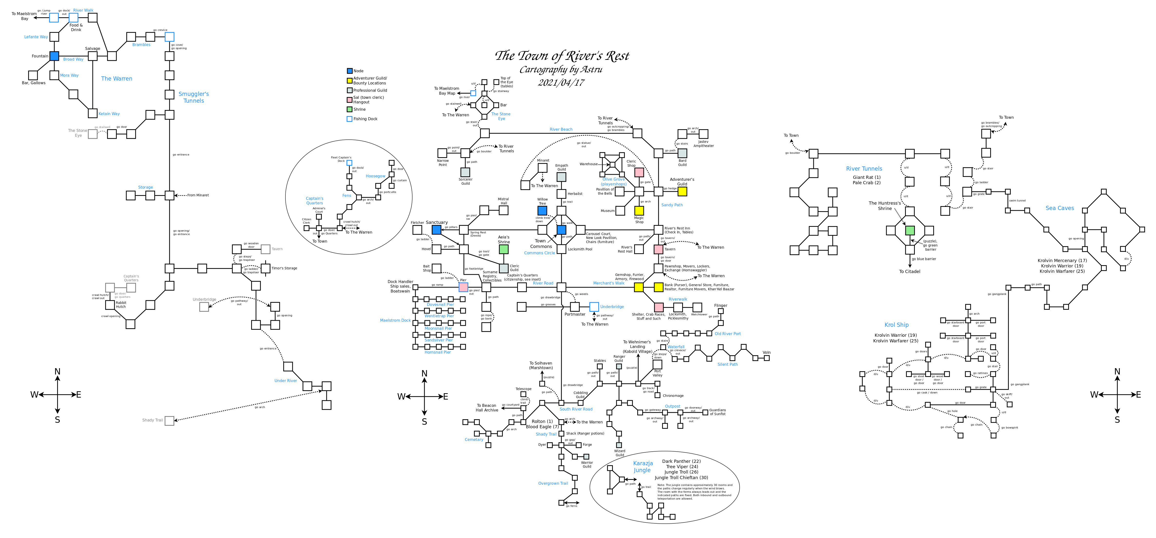 Map of rr-rivers rest-1618766733 showing room [River's Rest, Underbridge]. Click on rooms to navigate or use the nearby rooms list below for accessible navigation.