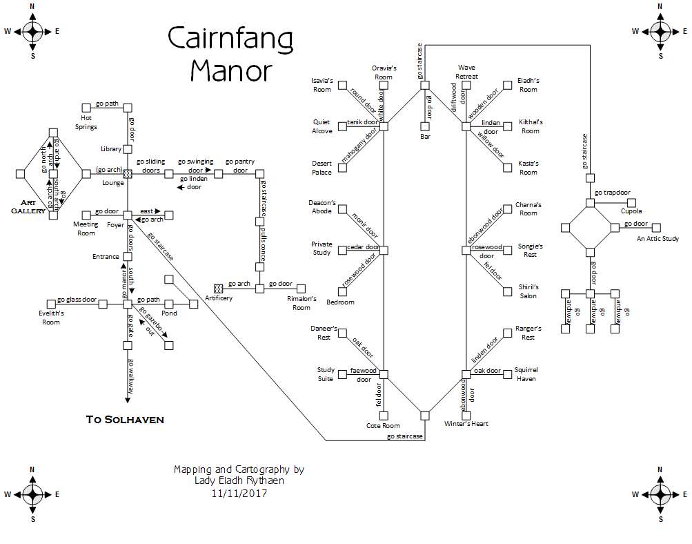 Map of vo-cairnfang manor-1657584717 showing room [Cairnfang Manor, Pathway]. Click on rooms to navigate or use the nearby rooms list below for accessible navigation.