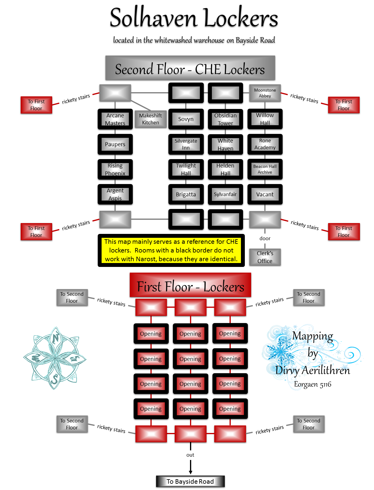 Map of vo-warehouse lockers-1485119080 showing room [Warehouse, First Floor]. Click on rooms to navigate or use the nearby rooms list below for accessible navigation.