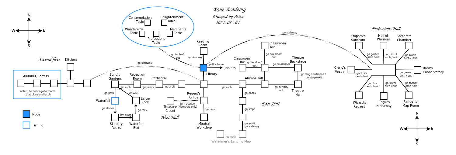 Map of wl-rone academy-1619899949 showing room [Rone Academy, Yard]. Click on rooms to navigate or use the nearby rooms list below for accessible navigation.