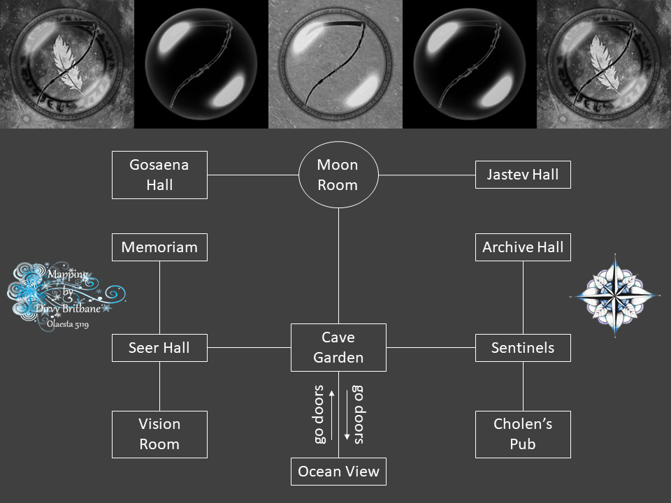 Map of wl-sphere and scythe-1554245616 showing room [Sphere and Scythe, Cave Garden]. Click on rooms to navigate or use the nearby rooms list below for accessible navigation.