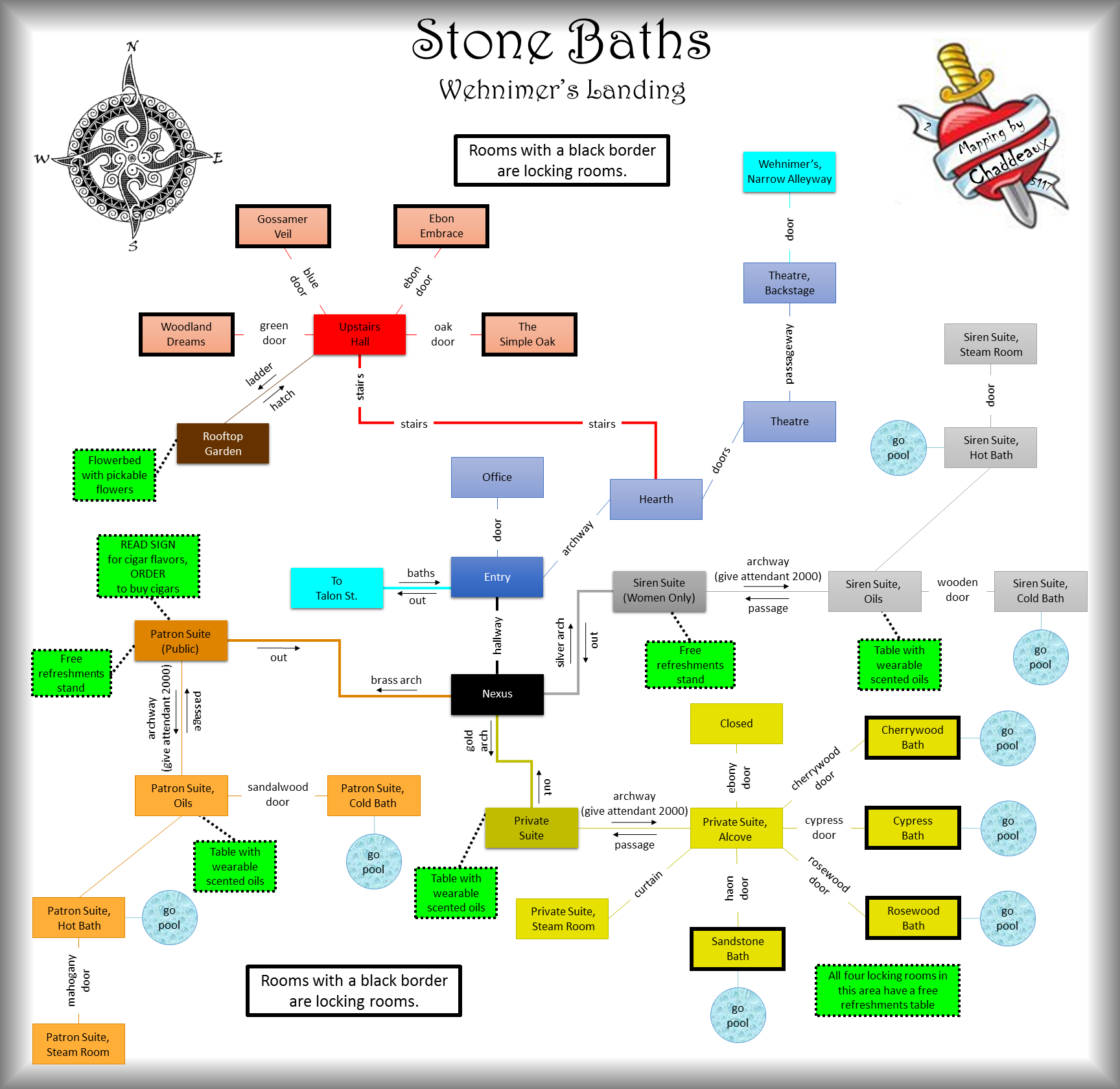 Map of wl-stone baths-1487292814 showing room [Stone Baths, Rooftop Garden]. Click on rooms to navigate or use the nearby rooms list below for accessible navigation.