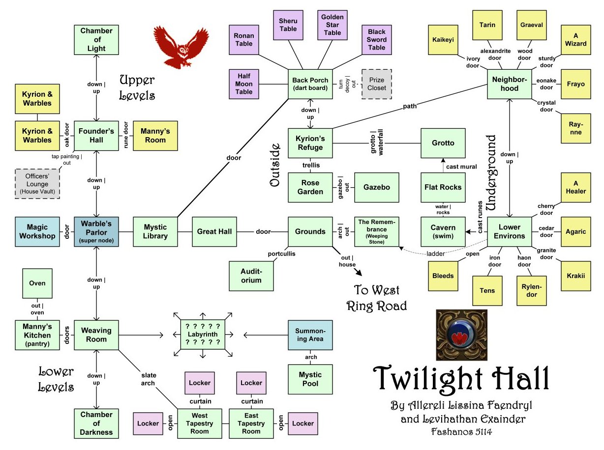 Map of wl-twilight hall showing room [Twilight Hall, Grounds]. Click on rooms to navigate or use the nearby rooms list below for accessible navigation.
